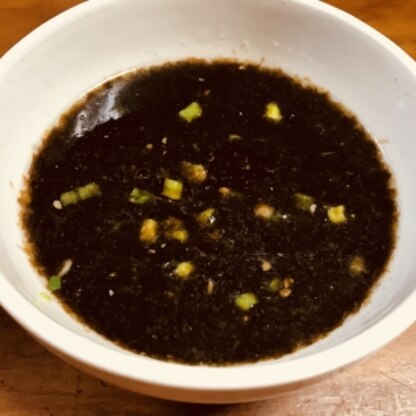 ラー油なしで作りました！
湿気てしまったのりがとっても美味しいスープになって助かりました！！